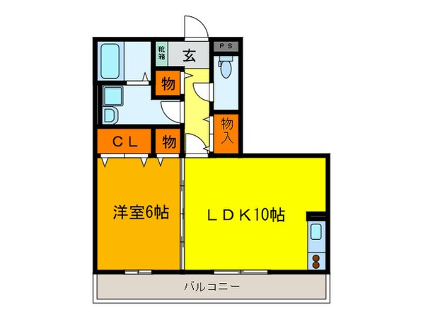 レフィナ－ドカルチェＢ棟の物件間取画像